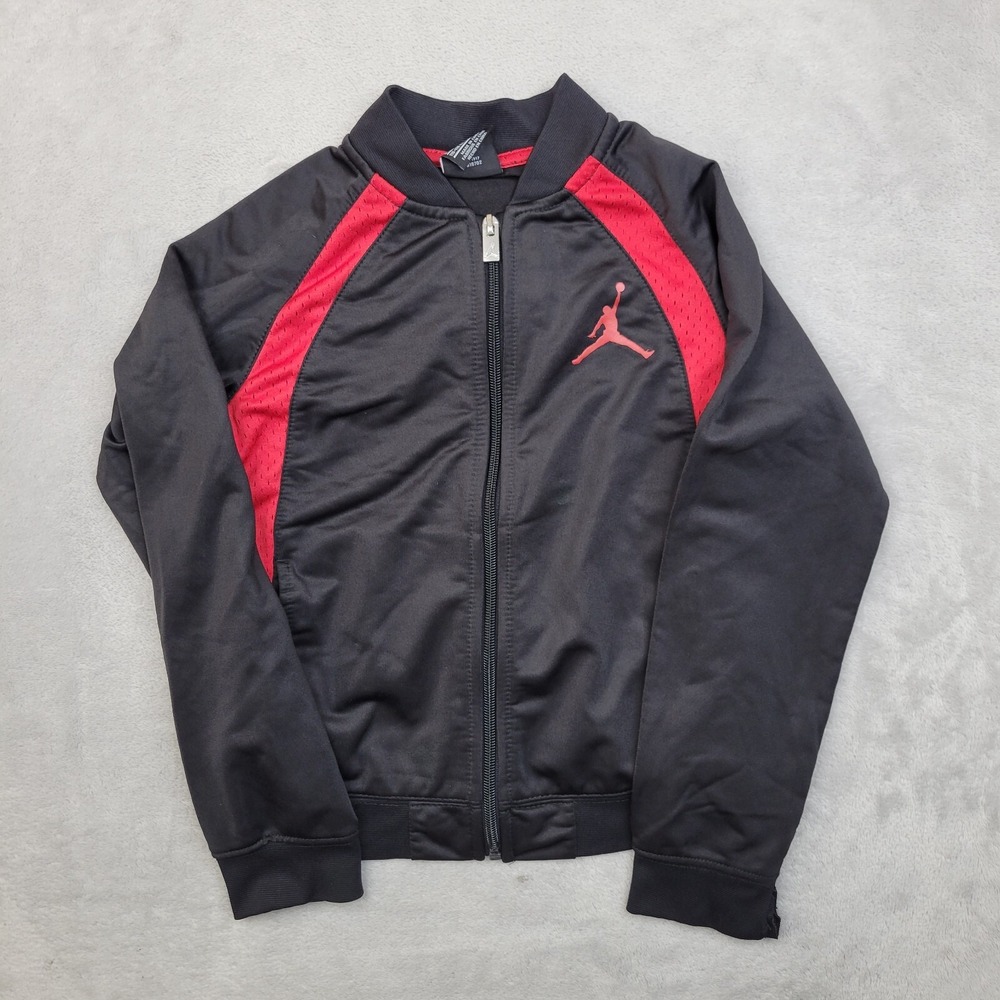 Jordan Sweatshirt Boys Medium Full Zip Up Jacket Sweater Jumpman Youth Kids‎ 5-6